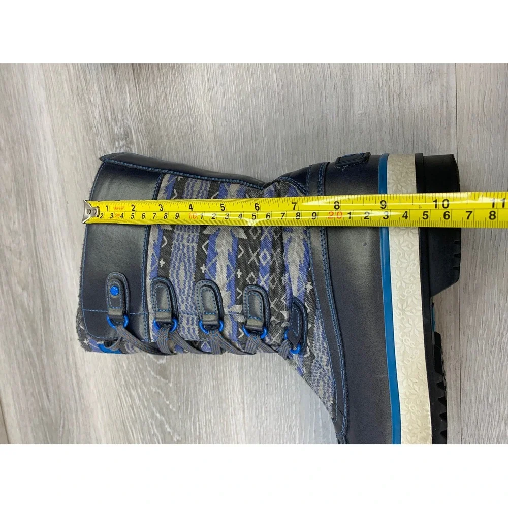 UGG‎ Australia Adirondack Women's Tall Blue Winter Boots Fair Isle Shoes